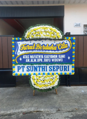 Papan Bunga Duka di Ulujadi